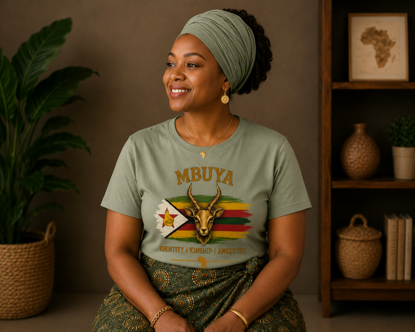 MBUYA Heritage T-Shirt | Women's African Heritage Collection