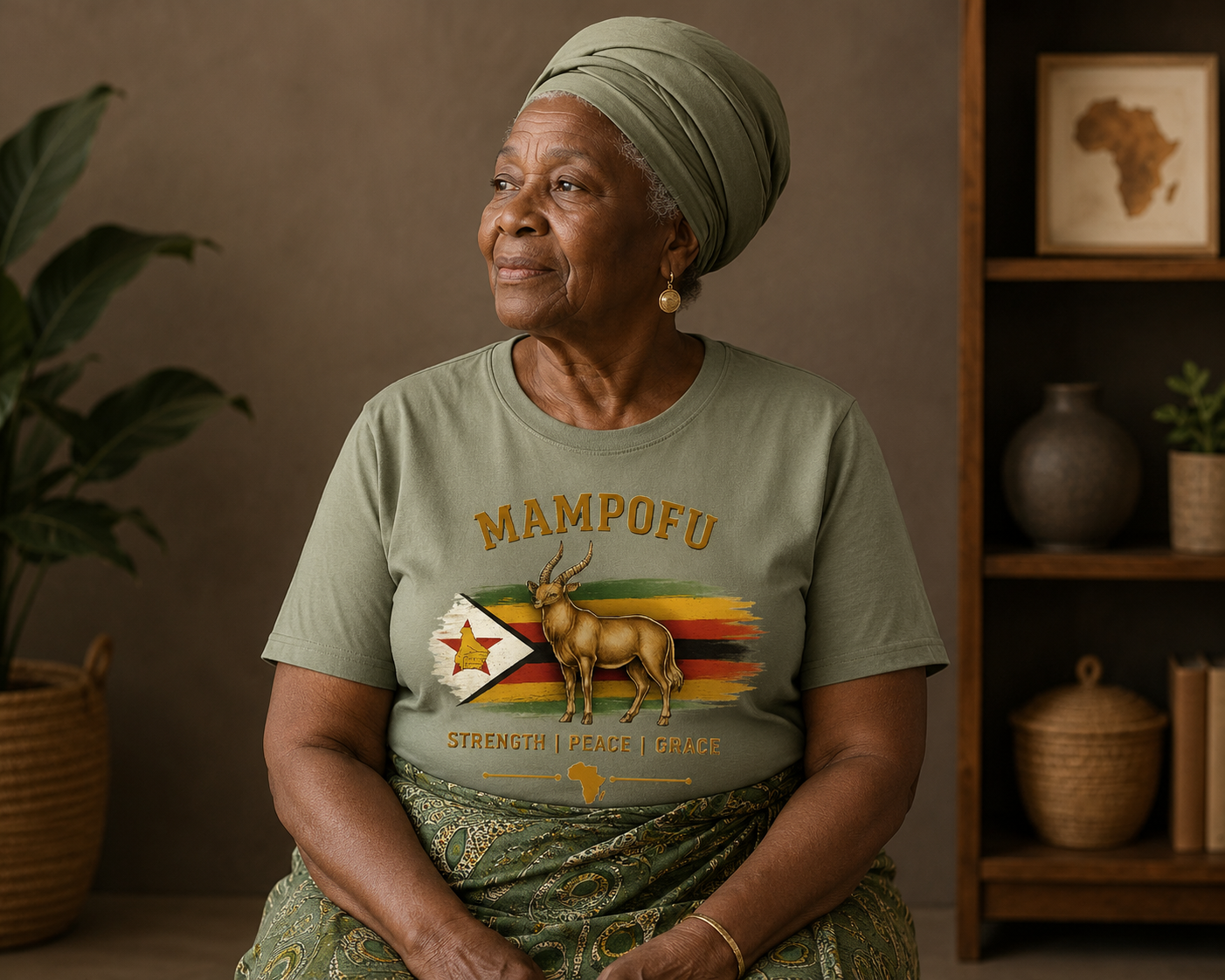 MAMPOFU Heritage T-Shirt | Women's African Heritage Collection
