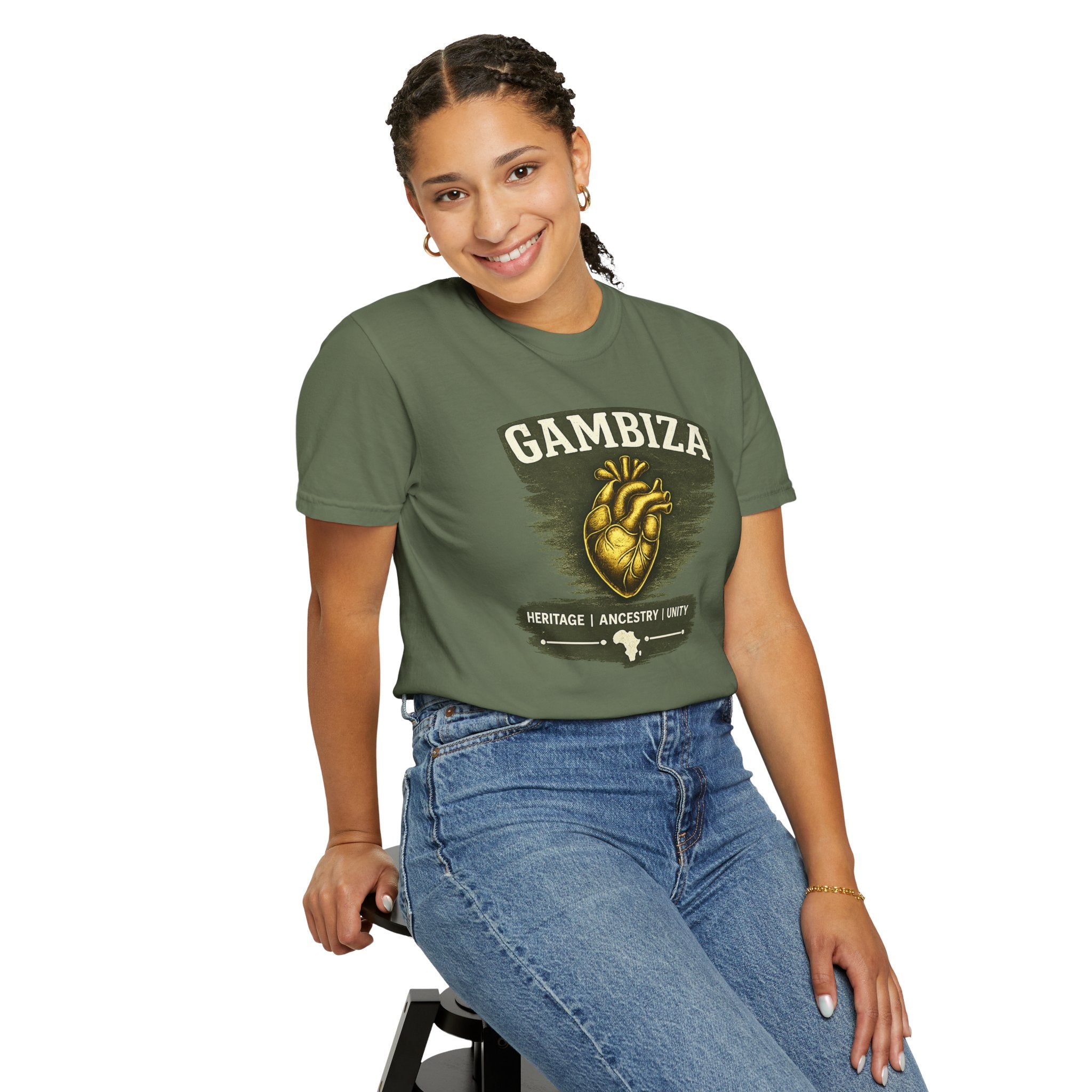 GAMBIZA Heritage T-Shirt (Flag-Free Edition) | Women's African Heritage Collection